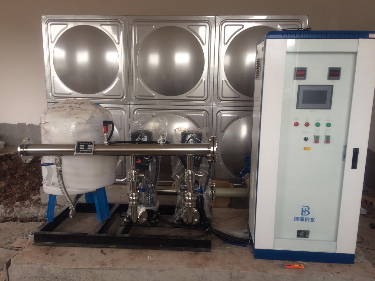 分質(zhì)補水式無負壓疊壓供水方式