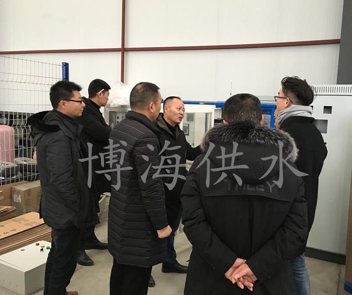 熱烈歡迎開州自來水公司到我司考察